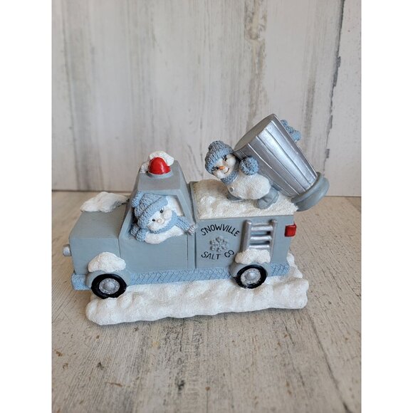 Encore Snowville salt snow buddies musical truck Xmas collectible vintage - Picture 1 of 10